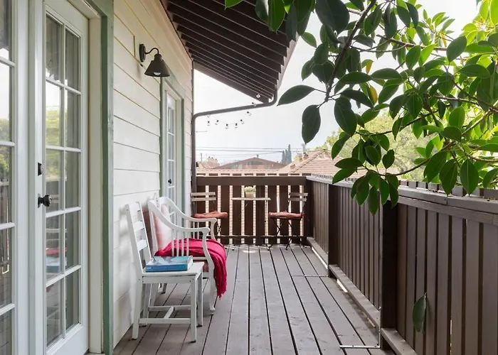 Take It Easy On The Porch In A Hollywood Hideaway